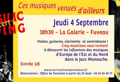 Basilic Swing en concert_Fuveau