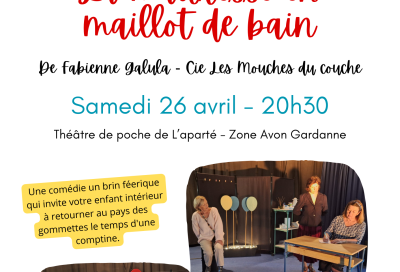 Affiche “la maitresse en maillot de bain