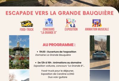 Escapade vers la grande Bauquière, Wine & Cars_Puyloubier