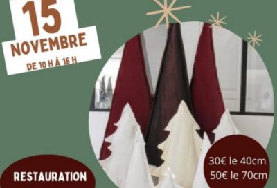 Atelier fabrication de sapin en tissu_Fuveau